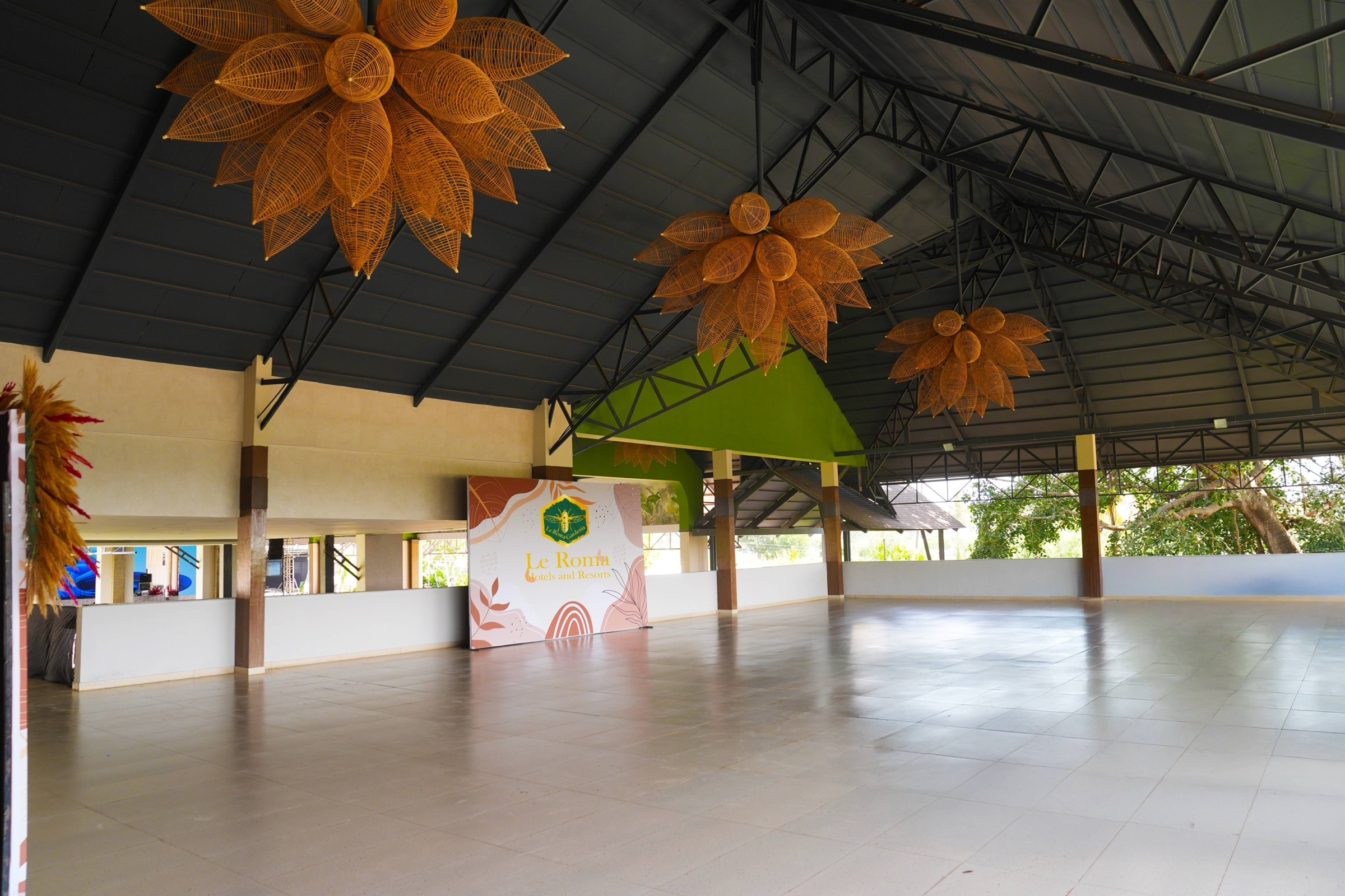 Maya Dining Deck — wide angle view